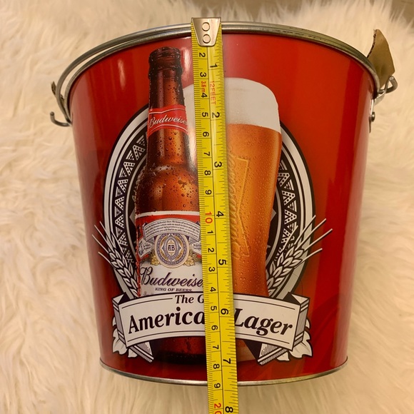 Metal Budweiser Beer Bucket. - Picture 5 of 5